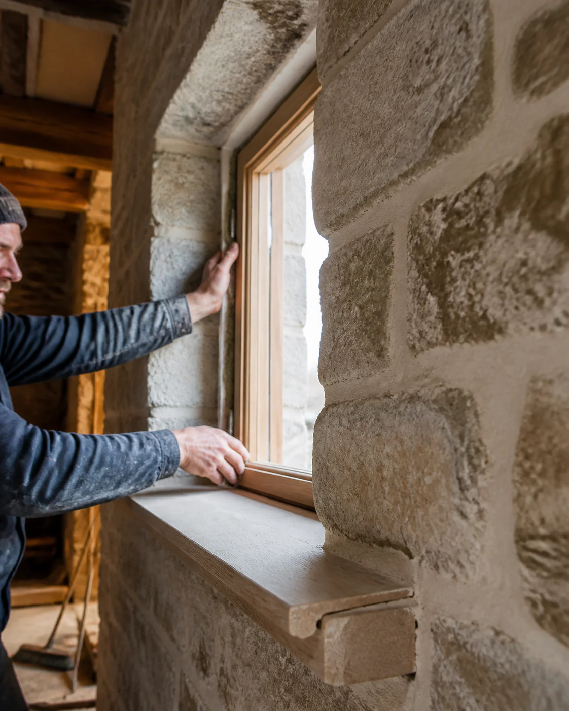 La pose en tunnel offre-t-elle un avantage dans une maison ancienne ?